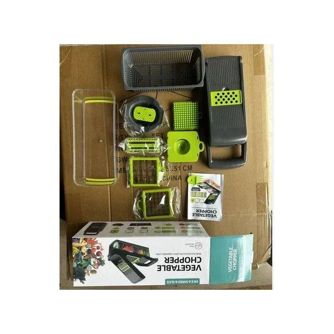 Premium Multicolor Vegetable Slicer & Dicer – Kitchen Essential for Style and Functionality