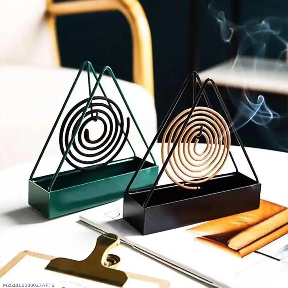 Premium Iron Mosquito Coil Stand & Ash Catcher β Modern Home Essentials