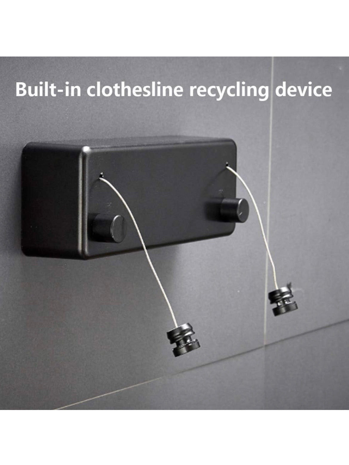 Premium Retractable Indoor Clothesline – Wall-Mounted Invisible Laundry Drying Rack | Space-Saving Heavy-Duty Stainless Steel String 🧥✨