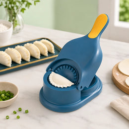 2-in-1 Dumpling & Samosa Maker Machine | Manual Dough Press & Mold
