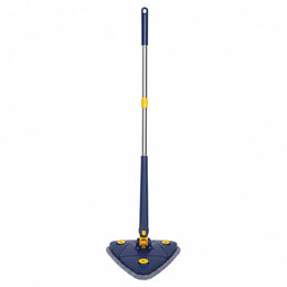 360° Rotatable Adjustable Triangle Cleaning Mop | Long Handle Wall & Ceiling Dust Cleaner