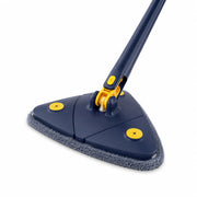 360° Rotatable Adjustable Triangle Cleaning Mop | Long Handle Wall & Ceiling Dust Cleaner