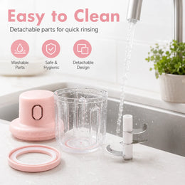 Mini Electric Food Chopper – Wireless Portable Processor for Garlic, Chili & Vegetables