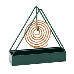 Premium Iron Mosquito Coil Stand & Ash Catcher – Modern Home Essentials