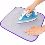 2-Piece Ironing Safety Set - 1 Mesh Cloth & 1 Silicon Iron Rest Pad - Best Price in Pakistan
