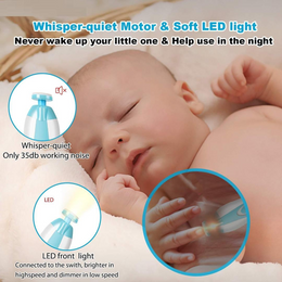 6-in-1 Baby Electric Nail Trimmer | Safe & Silent Grooming Kit 👶