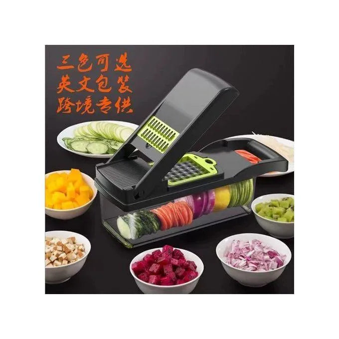 Premium Multicolor Vegetable Slicer & Dicer – Kitchen Essential for Style and Functionality