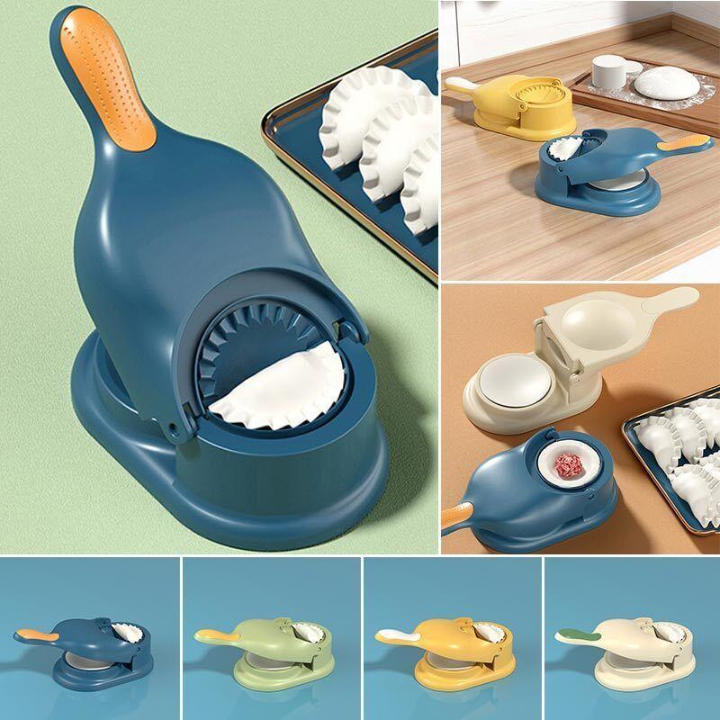 2-in-1 Dumpling & Samosa Maker Machine | Manual Dough Press & Mold