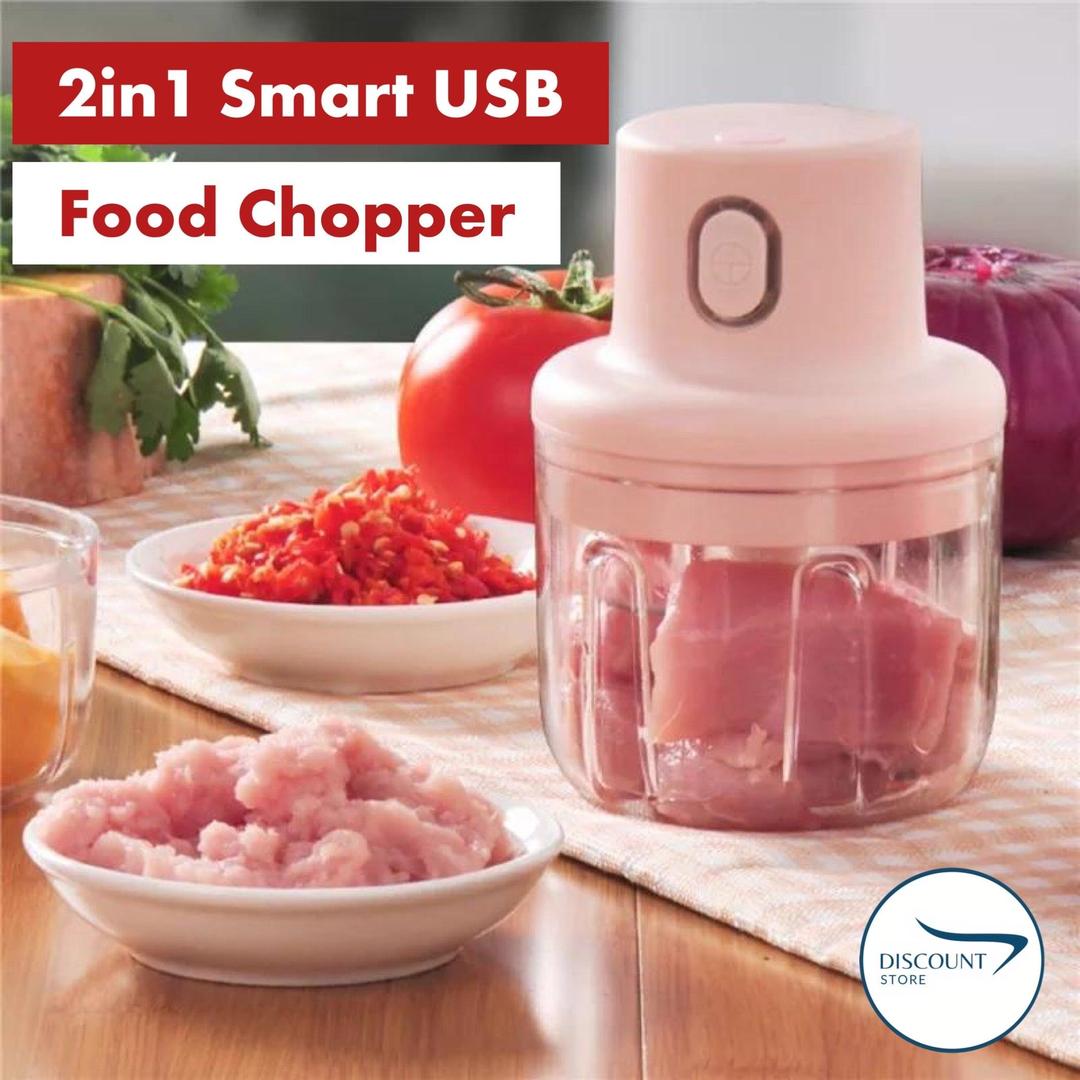 Mini Electric Food Chopper Wireless Garlic Masher for Kitchen